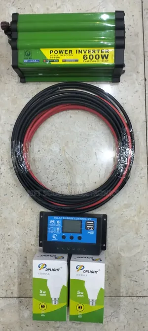 200 Watts Full Package - 150Ah Gel Battery - 600w Inverter - 20A Kit