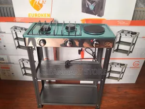 Eurochef 2 Gas Burner + 1 Electric Standing Cooker