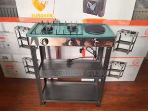 Eurochef 2 Gas Burner + 1 Electric Standing Cooker