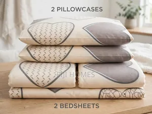 4pc Printed Cotton Bedsheet Set - Sizes Available: 4x6 / 5x6 / 6x6