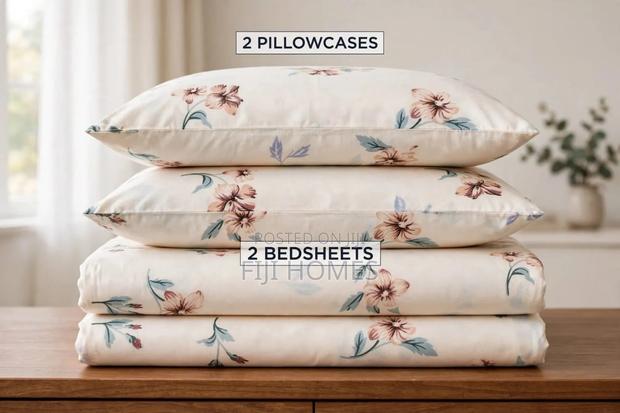4pc Printed Cotton Bedsheet Set - Sizes Available: 4x6 / 5x6 / 6x6 - thumbnail 12