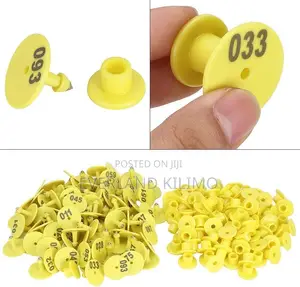 001-100 Number Round Plastic Farm Tags