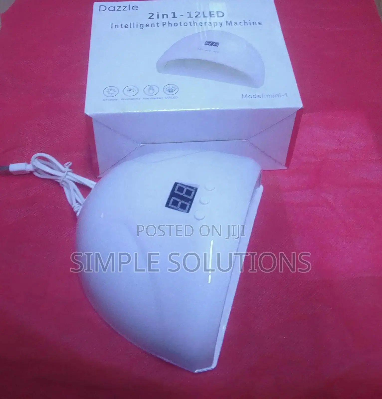 Professional UV Mini Lamp for Nails Manicure UV Gel Timing Machine