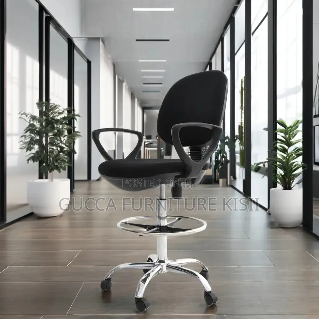 Office Chair; Over Counter Fabric Chair