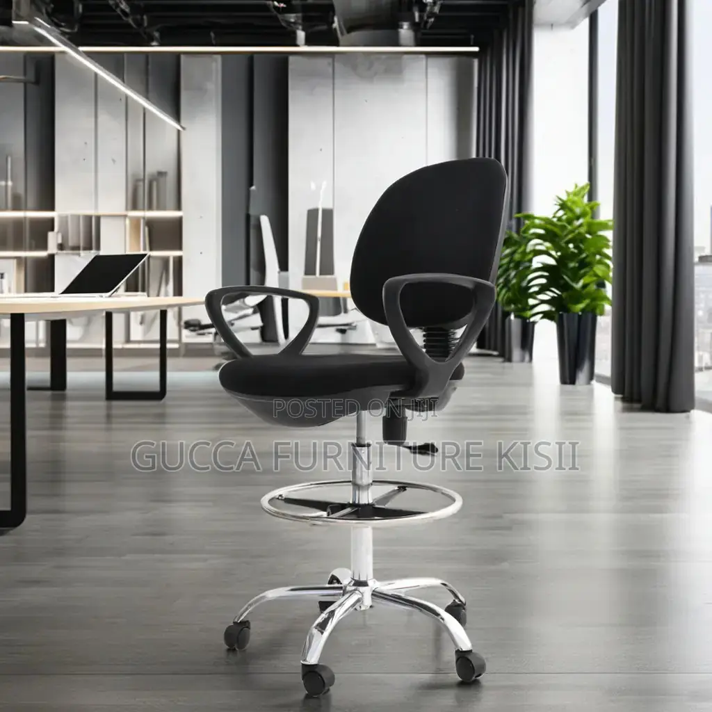 Office Chair; Over Counter Fabric Chair