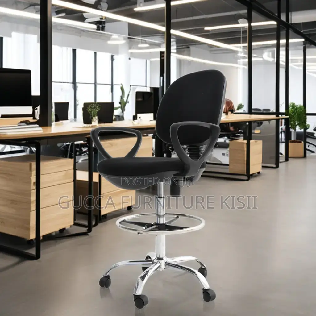 Office Chair; Over Counter Fabric Chair