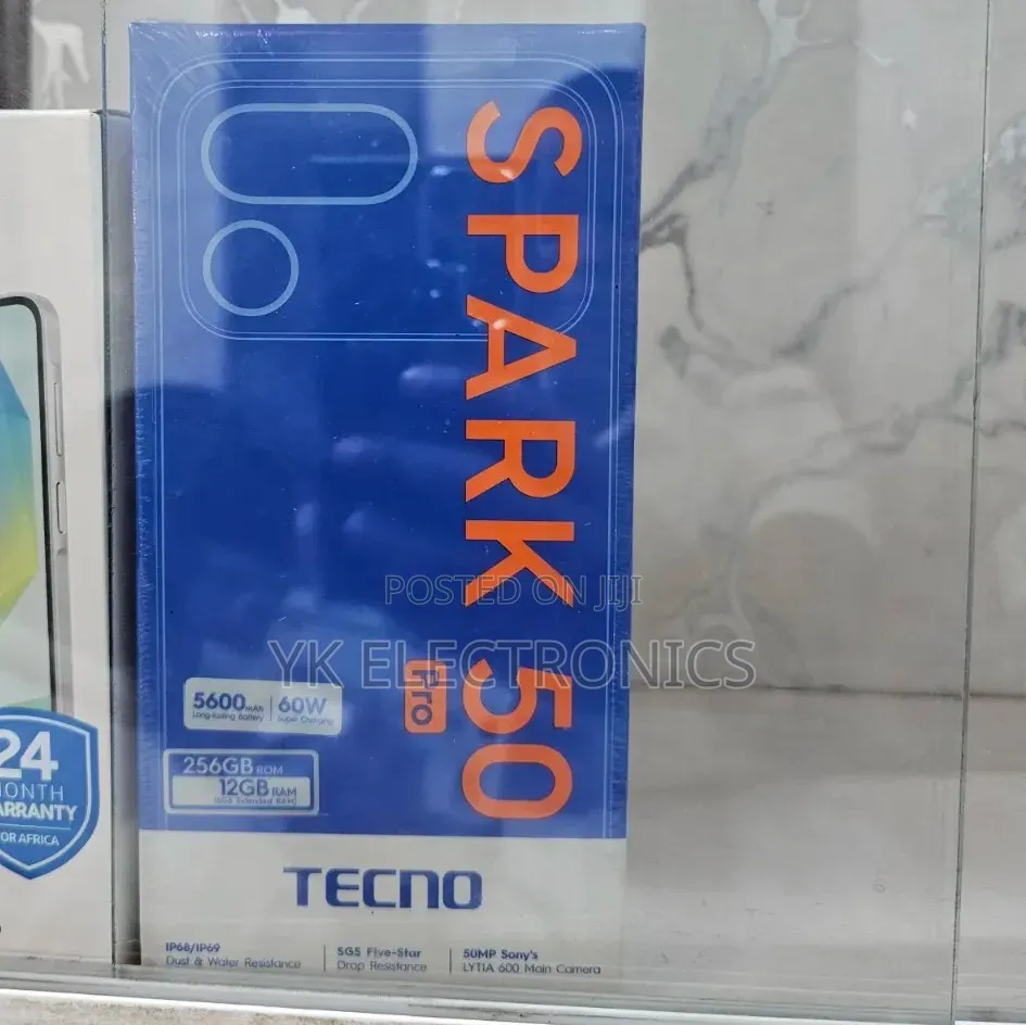 New Tecno Camon 50 Pro 256 GB Black