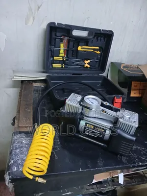 Dera 12V 2-Cylinder Portable Air Compressor