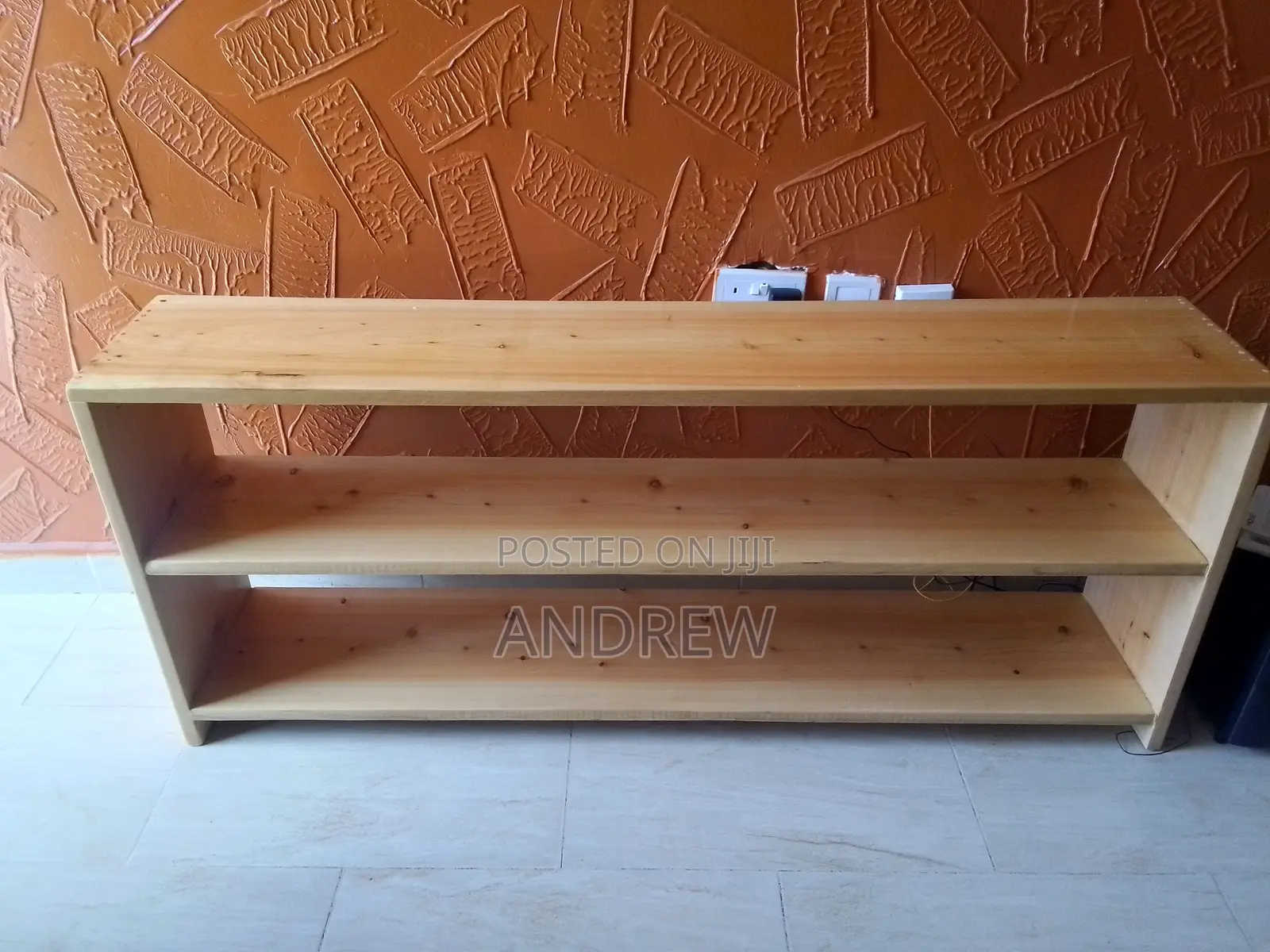Wooden TV Stand and Coffee Table.