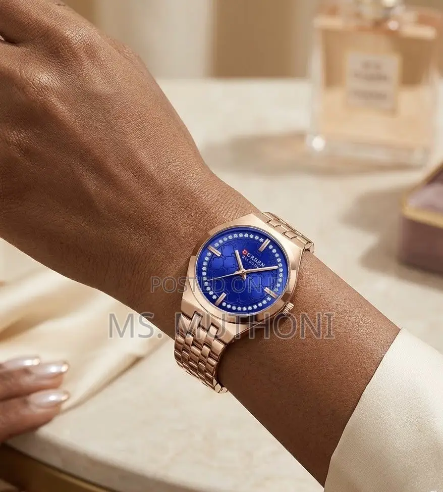 Blue / Green Dial Two Tone Ladies Wrist Watches