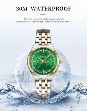 Blue / Green Dial Two Tone Ladies Wrist Watches