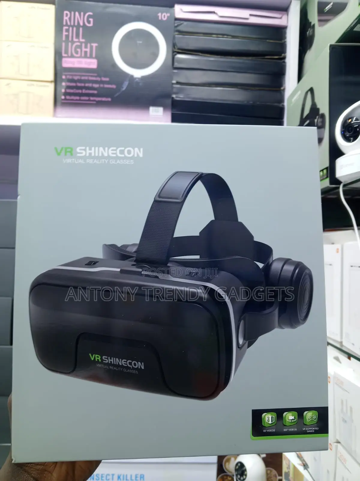 VR Shinecon Smartphone 3D Glasses With Wireless Gamepad