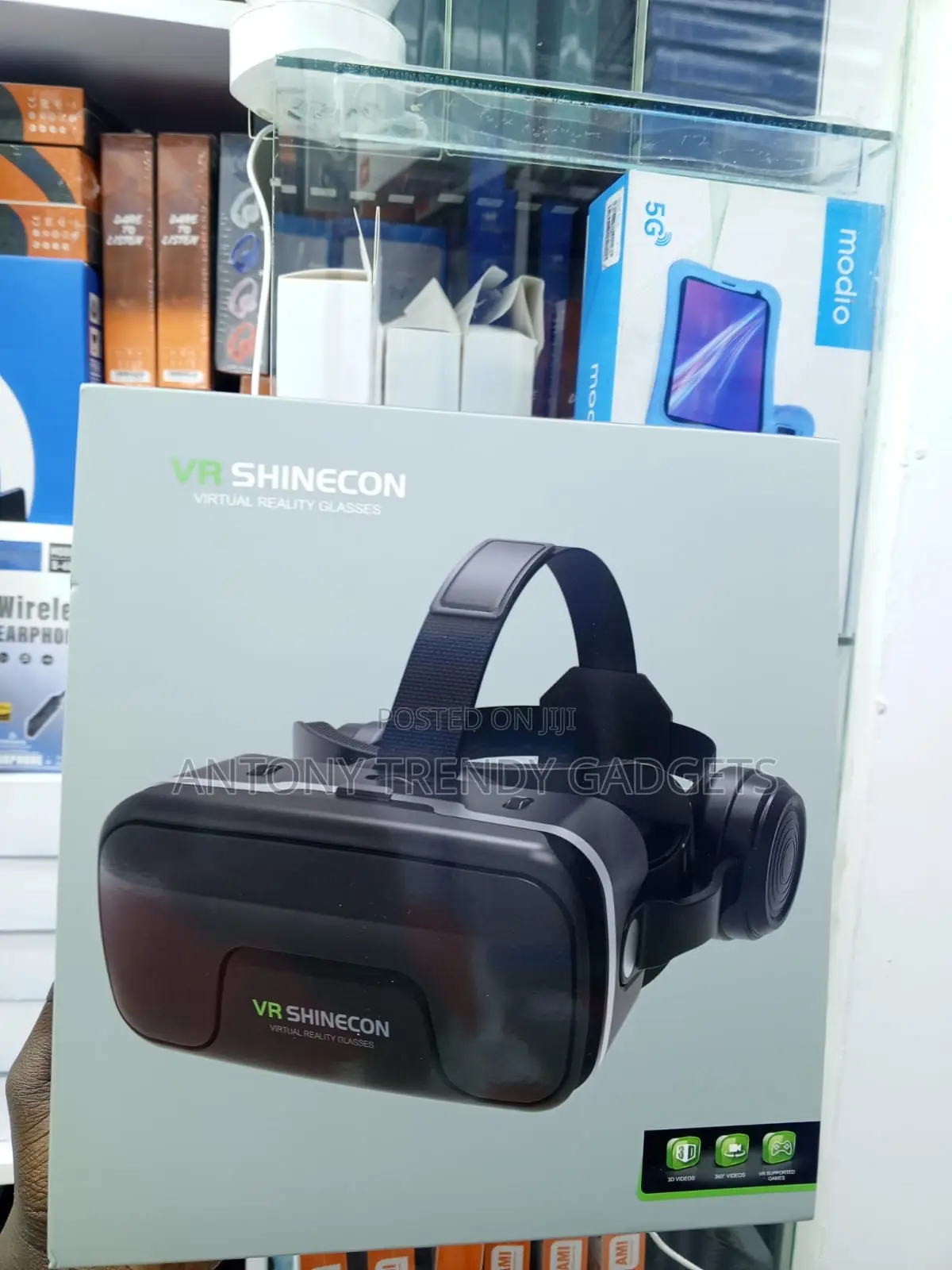 VR Shinecon Smartphone 3D Glasses With Wireless Gamepad