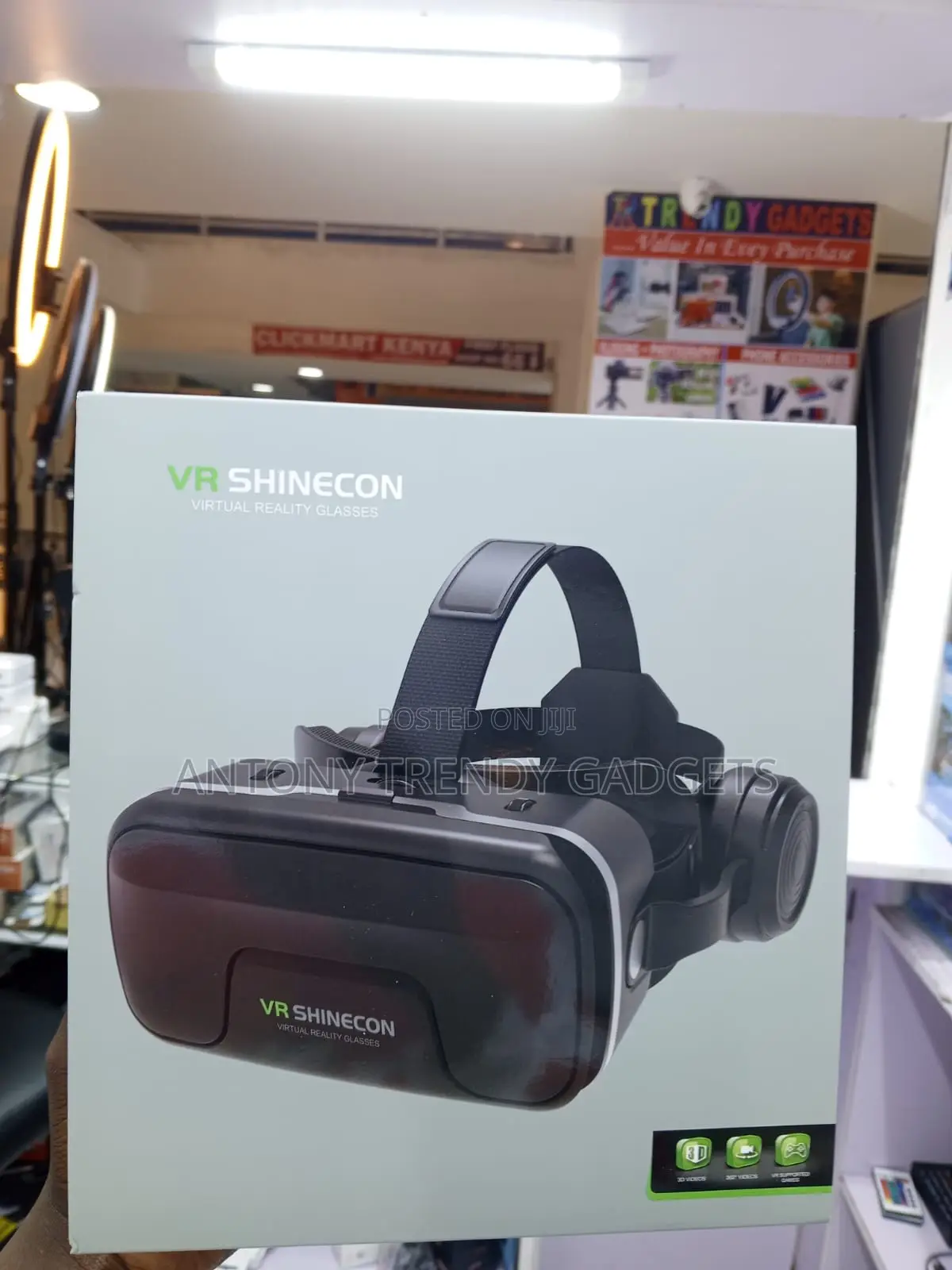 VR Shinecon Smartphone 3D Glasses With Wireless Gamepad