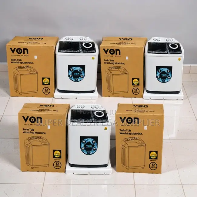 Factory Prices Large Capacity VON 10KG Twin Tub Washing Machines
