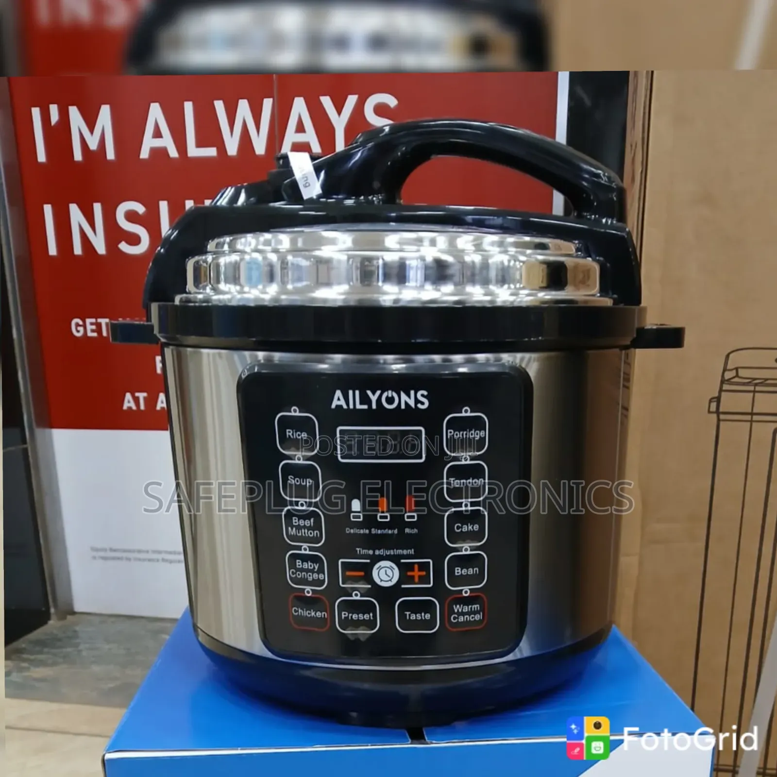 Ailyons 5L Pressure Cooker – Fast Efficient Kitchen Cooking Pot