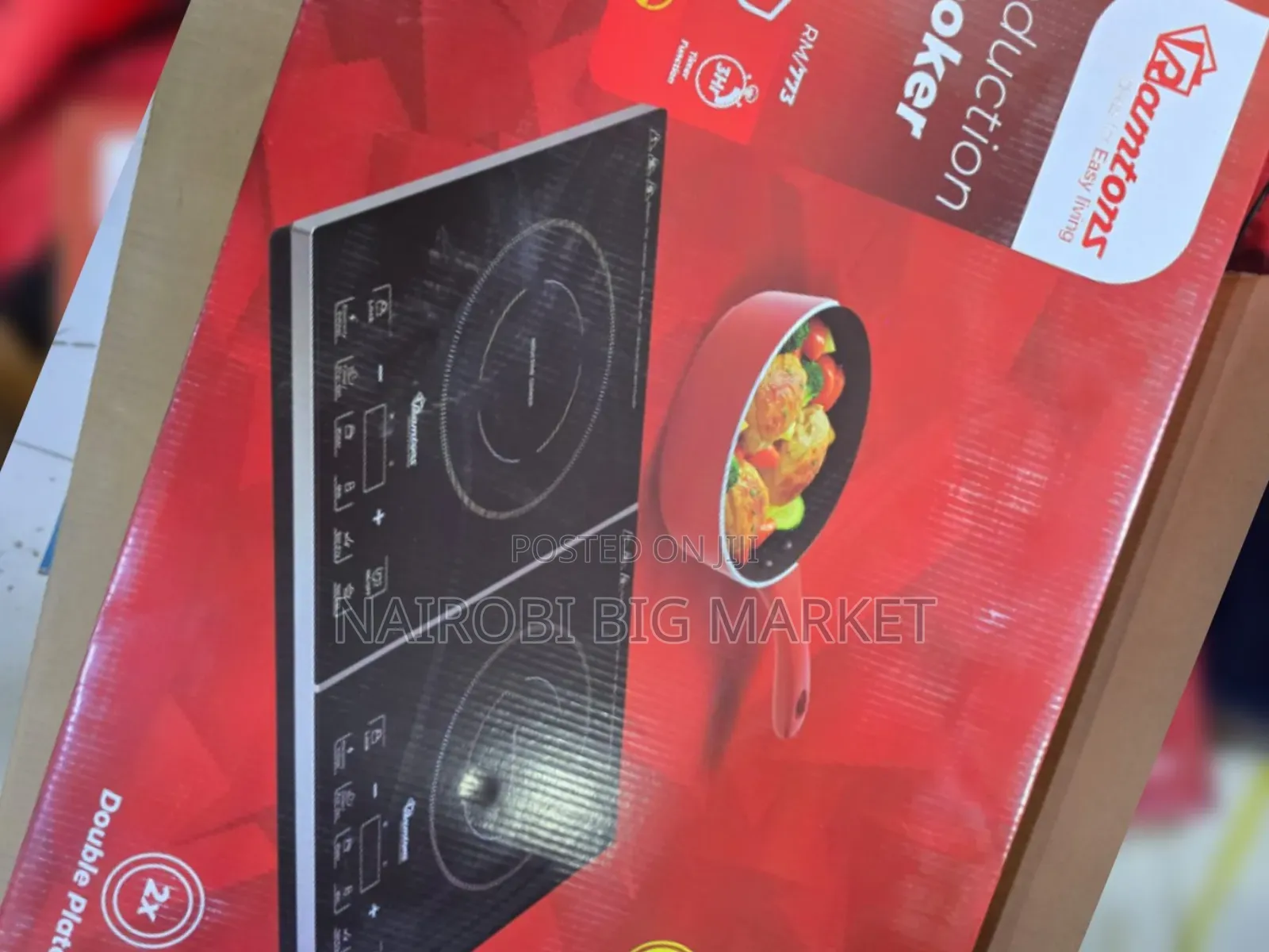 Double Ramtons Induction Cooker With Free Pan