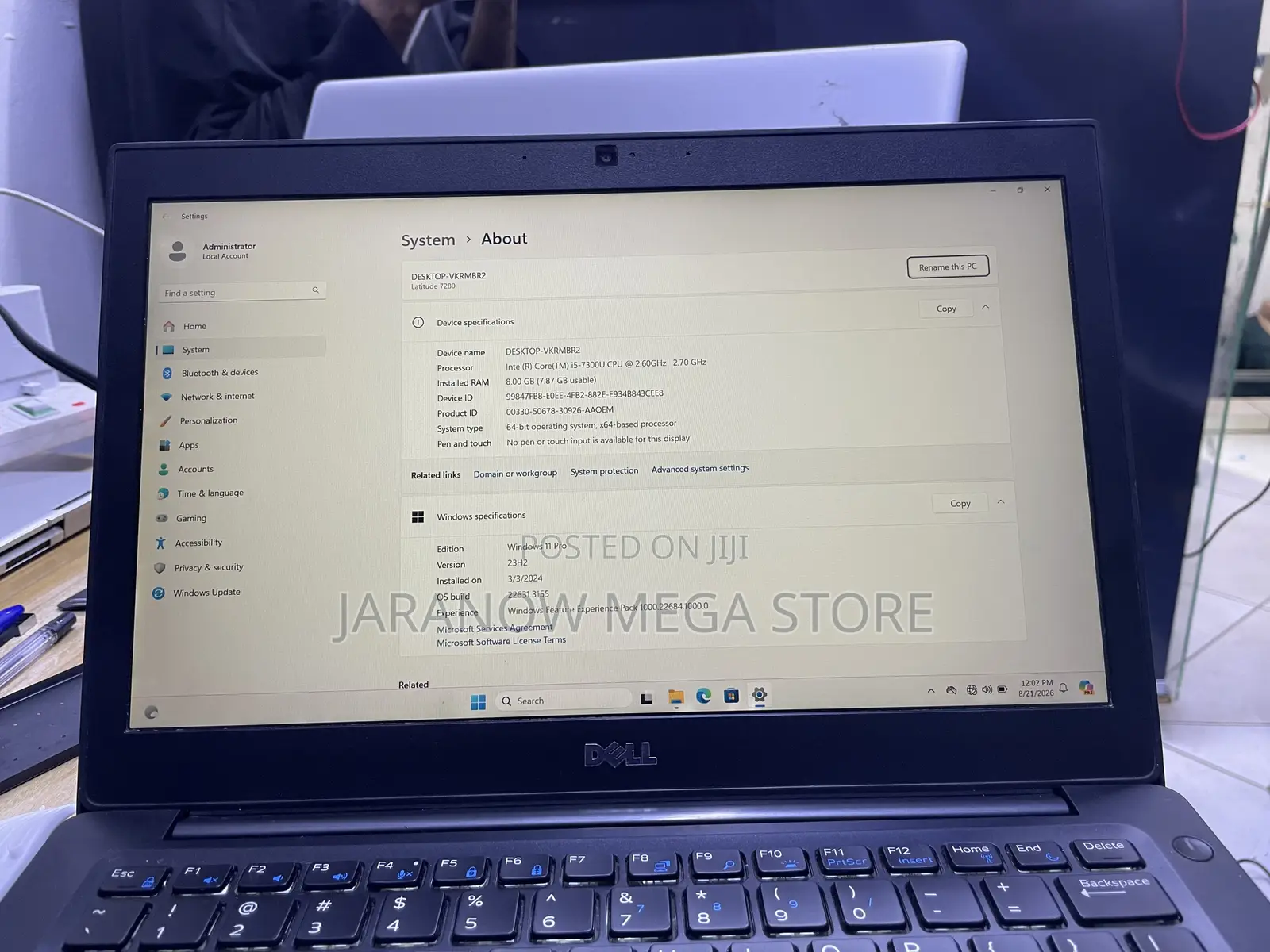 Laptop Dell Latitude 7280 8GB Intel Core i5 SSD 256GB
