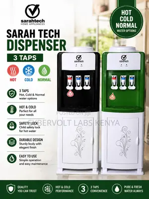 Sarahtech 3-Tap Water Dispenser Hot Cold Normal