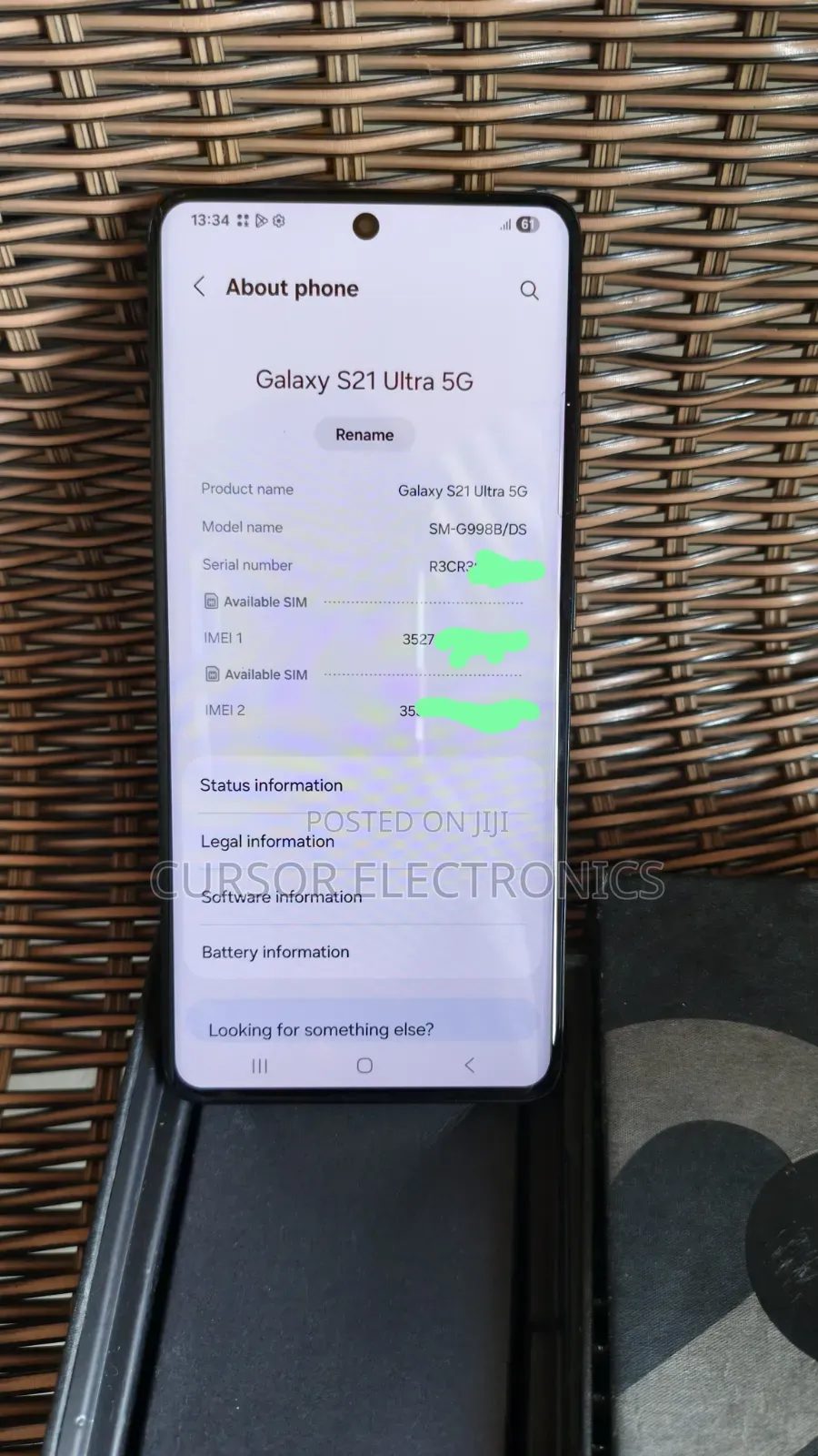 Samsung Galaxy S21 5G 256 GB Black