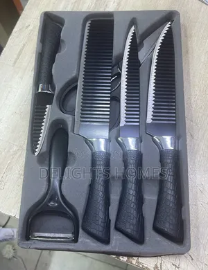 6pcs Sharp Stainless Steel Kitchen Knife Set-Ny