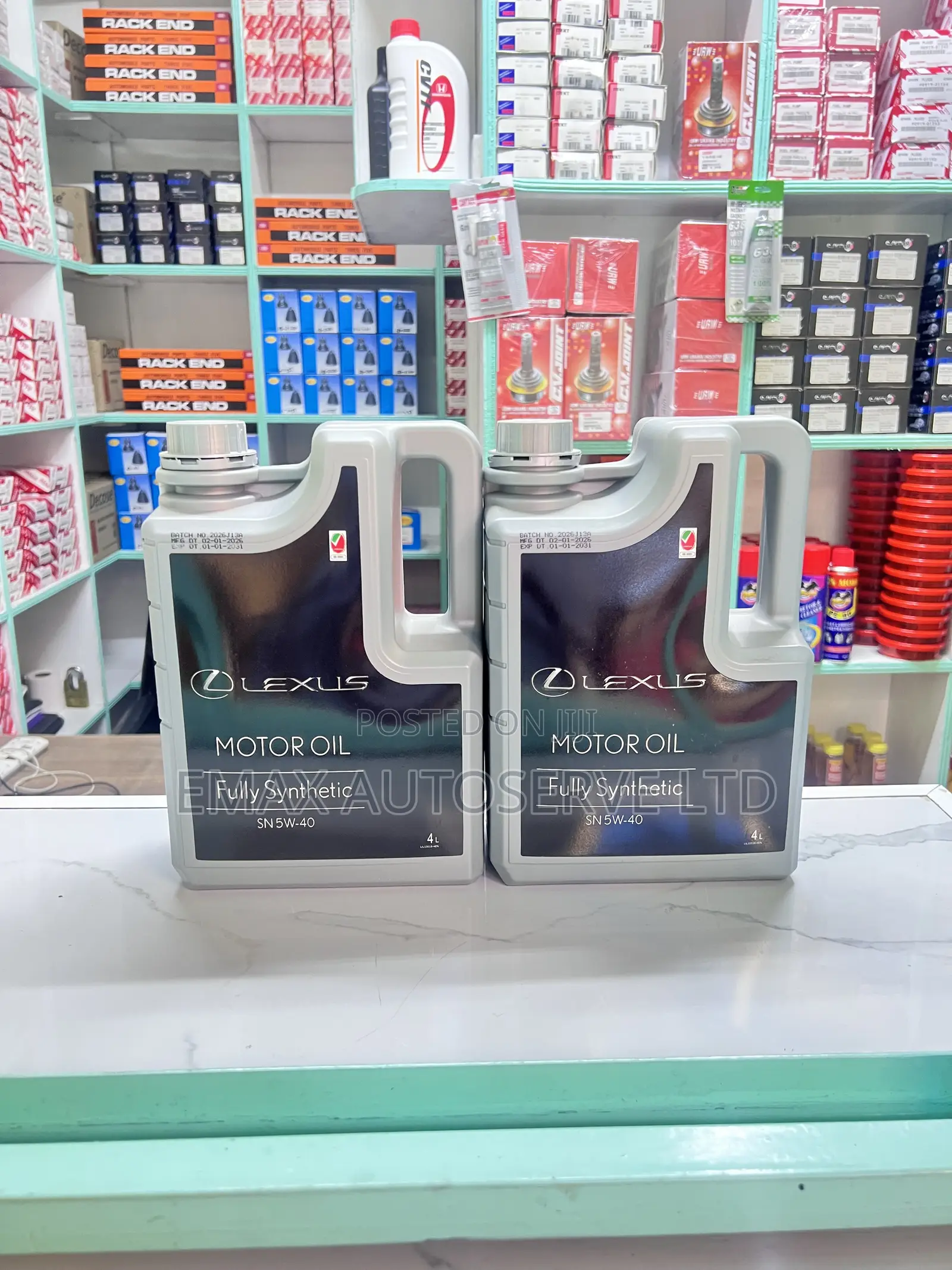 Fully Synthetic Motor Oil Lexus
