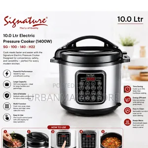 Signature 10L Electric Pressure Cooker 1400W