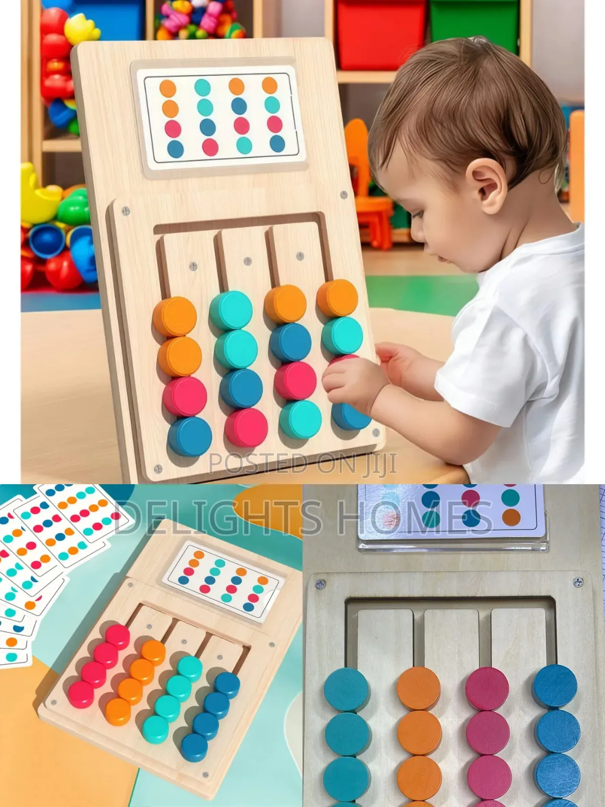 Montessori Kids Colors Matching Game-Ny