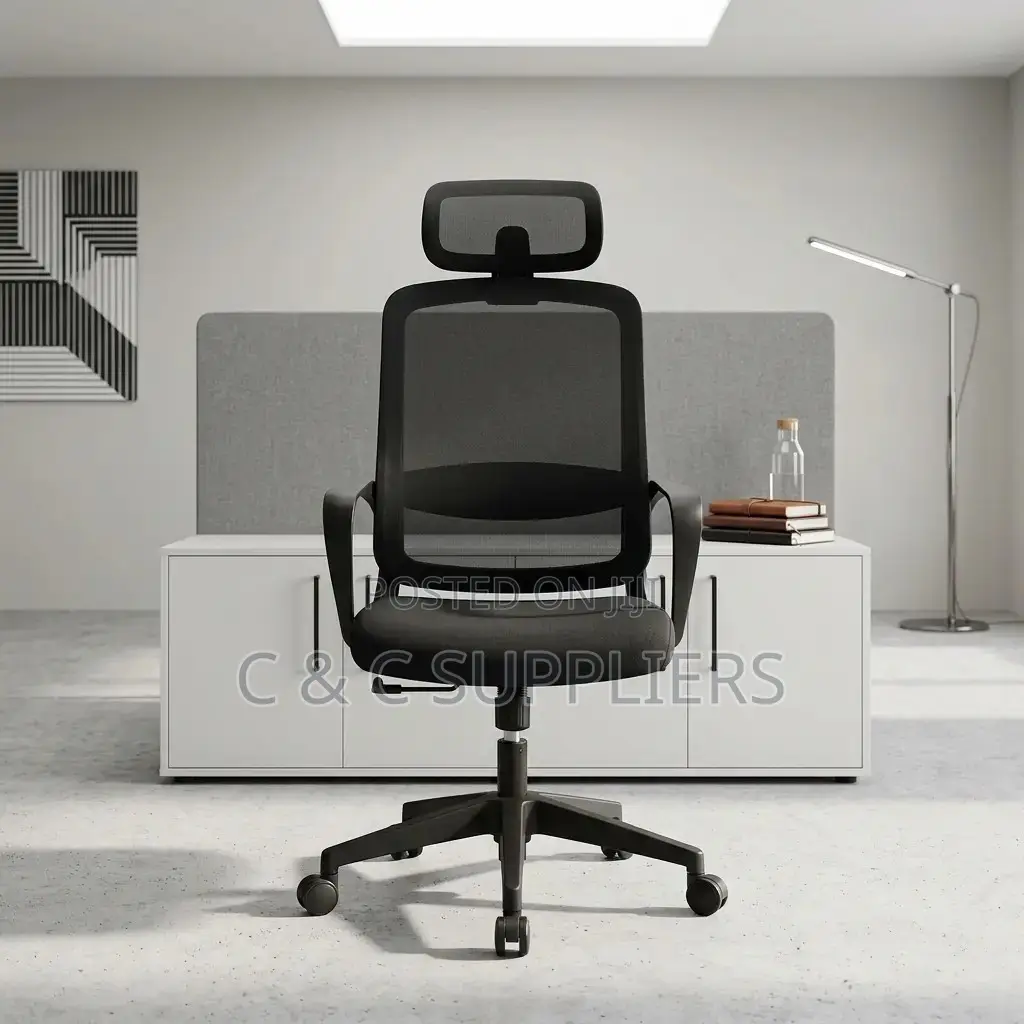 Swivel Ergonomic Mesh Secretary Seat.