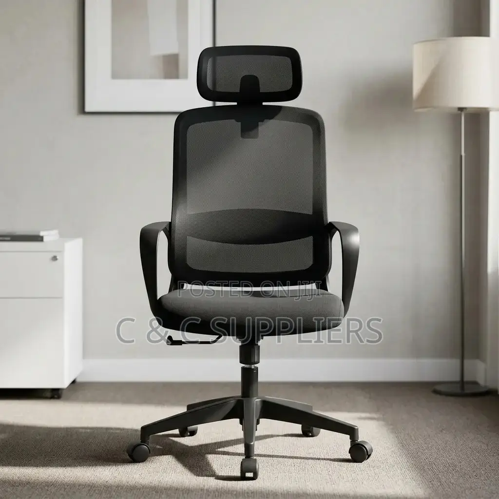 Swivel Ergonomic Mesh Secretary Seat.