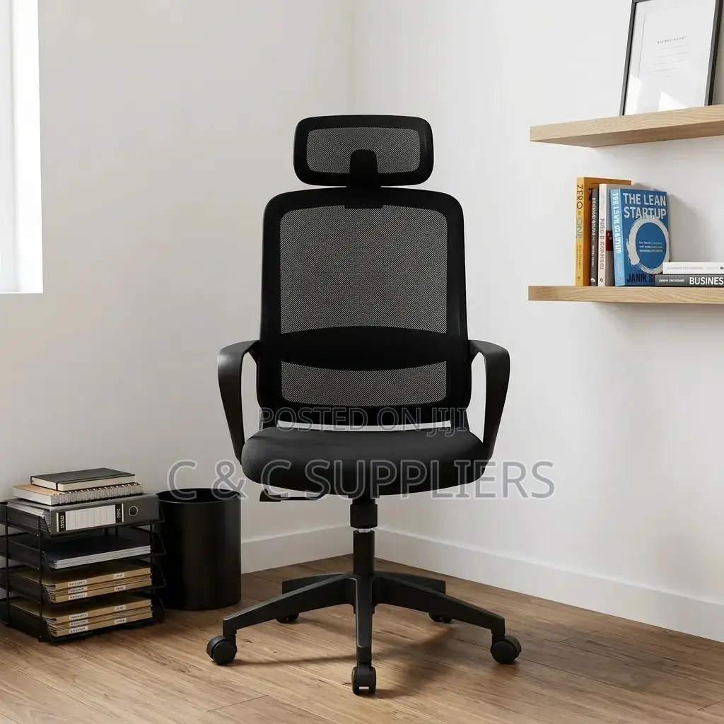 Swivel Ergonomic Mesh Secretary Seat.