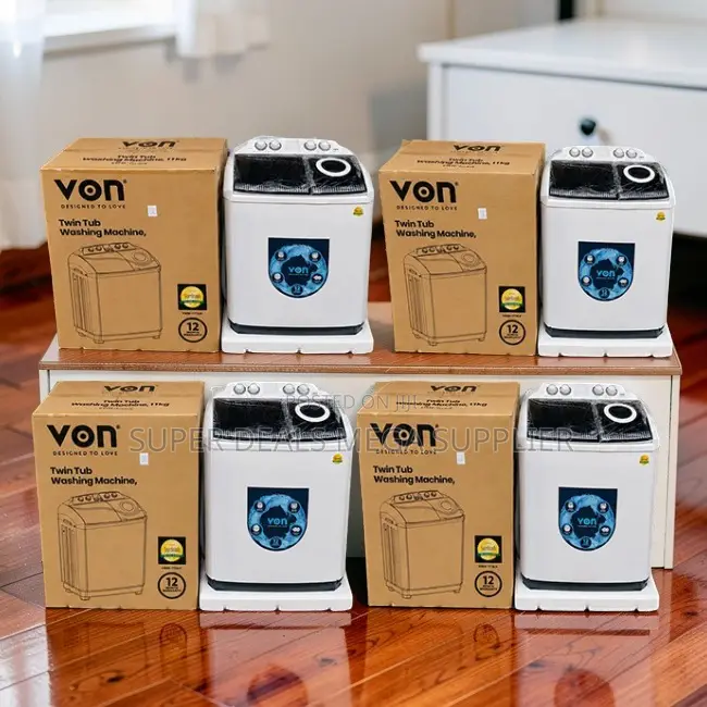 Factory Prices Powerful Motor VON 10KG Twin Tub Washing Machines