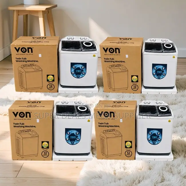 Factory Prices Large Capacity VON 10KG Twin Tub Washing Machines