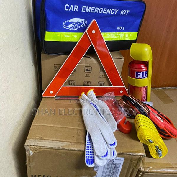 High-Safety Kit5-in-1Roadside Emergency 2 Life Saver Warning Triangles