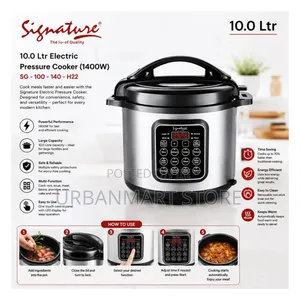 Signature 10 Litres , Pressure Cooker