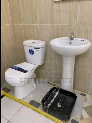Modern Close Couple Toilet – Full Set