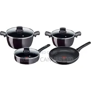 Tefal Set 7pcs G6 Super Cook Black