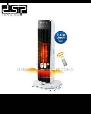 DSP 2000W Tower PTC Fan With Oscillation