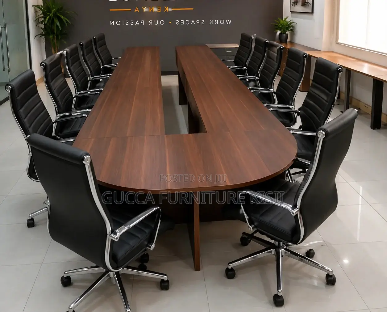 Conference Table; 6M U-Shaped Conference Meeting Table