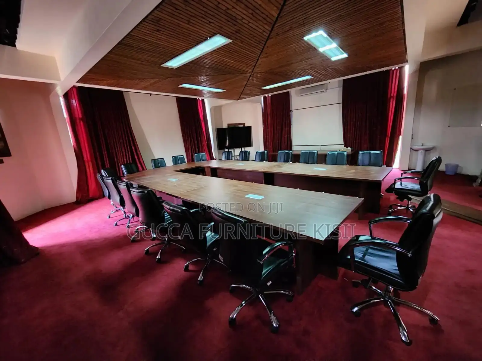 Conference Table; 6M U-Shaped Conference Meeting Table