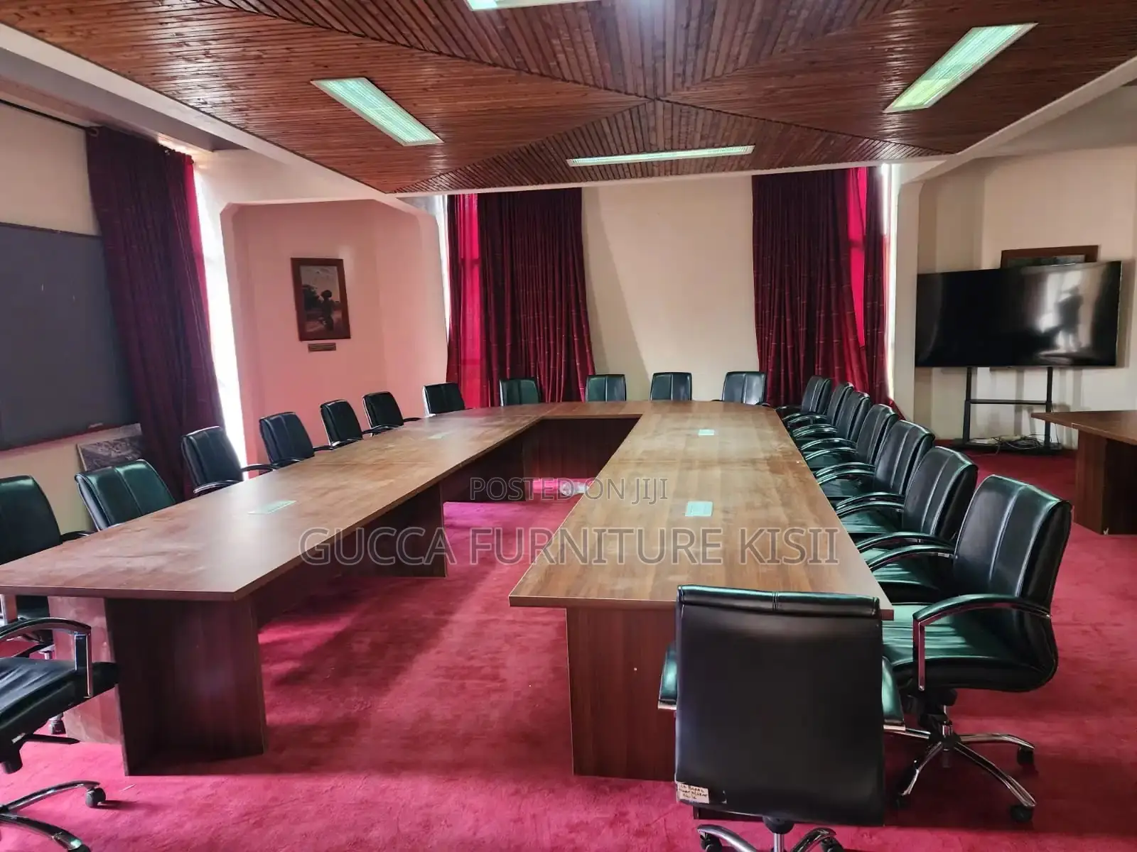 Conference Table; 6M U-Shaped Conference Meeting Table