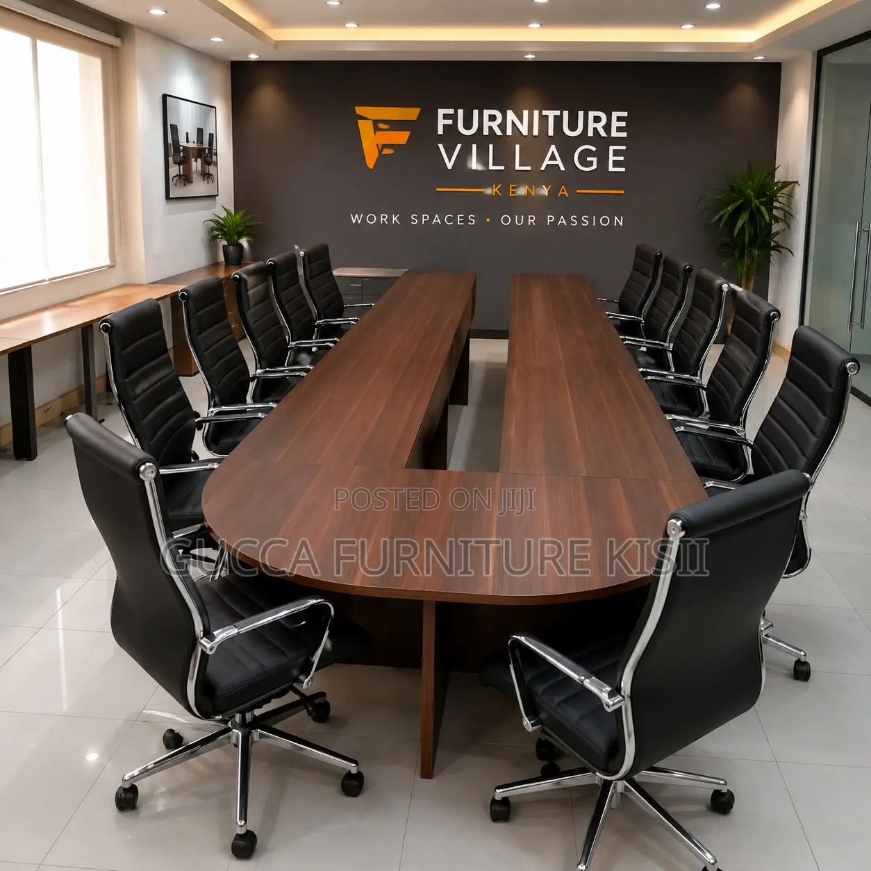 Conference Table; 6M U-Shaped Conference Meeting Table