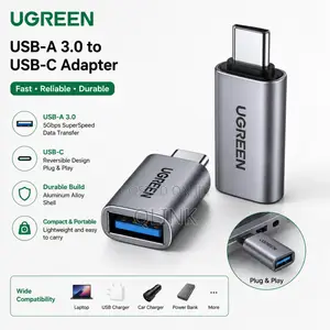 UGREEN USB-A 3.0 to USB-C Adapter (Gray)