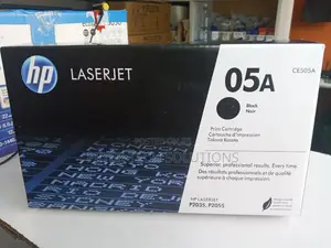 HP 05A Black Original LaserJet Toner Cartridge (CE505A)