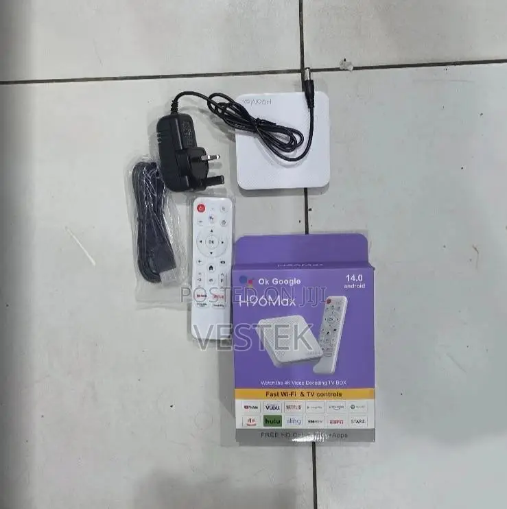 H96 Max Android 14.0 TV Box 2GB RAM 16GB ROM) Smart Media Player