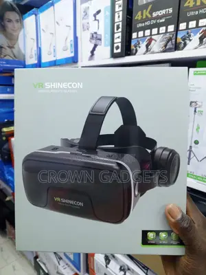 VR Shinecon G04EA VR Headset With Bluetooth Remote Headphones