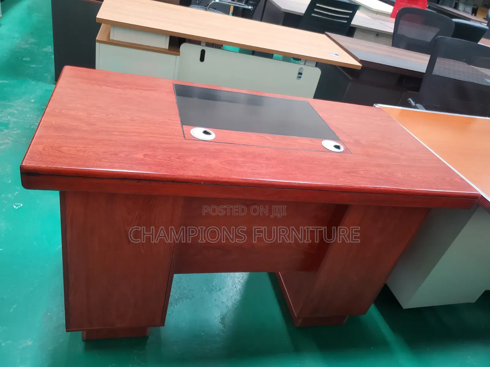 Classic 1.2M Mahogany Executive Office Desk