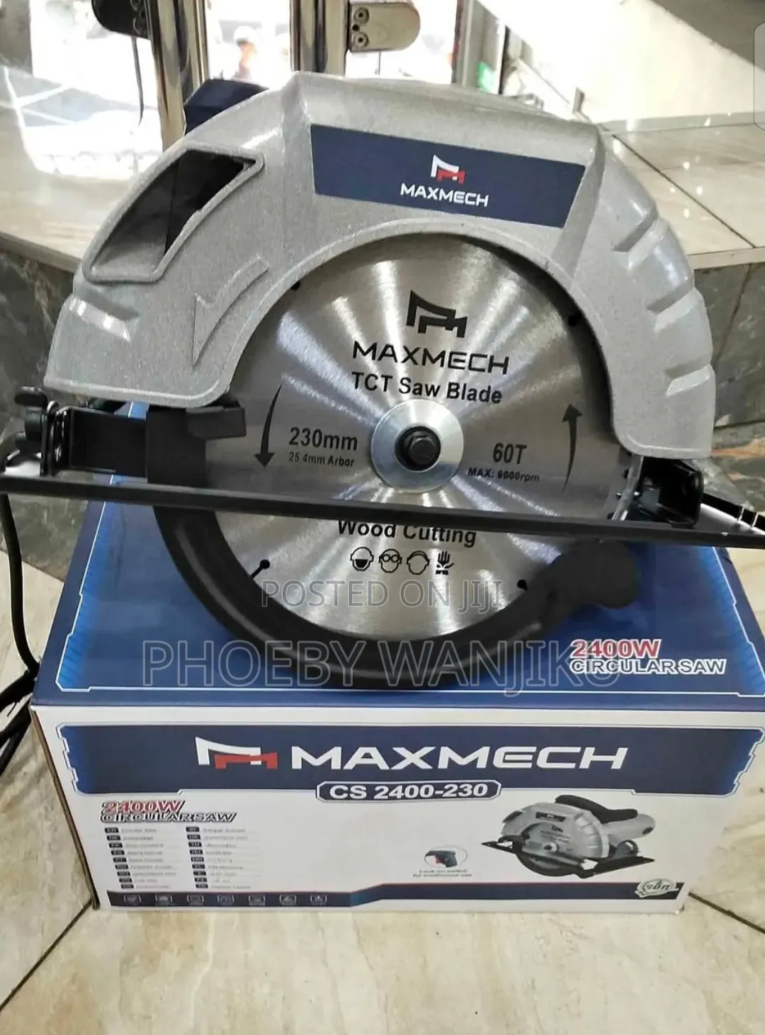 Industrial Maxmech Circular Saw 2400watts/ Maxmech Circular Saw 9"