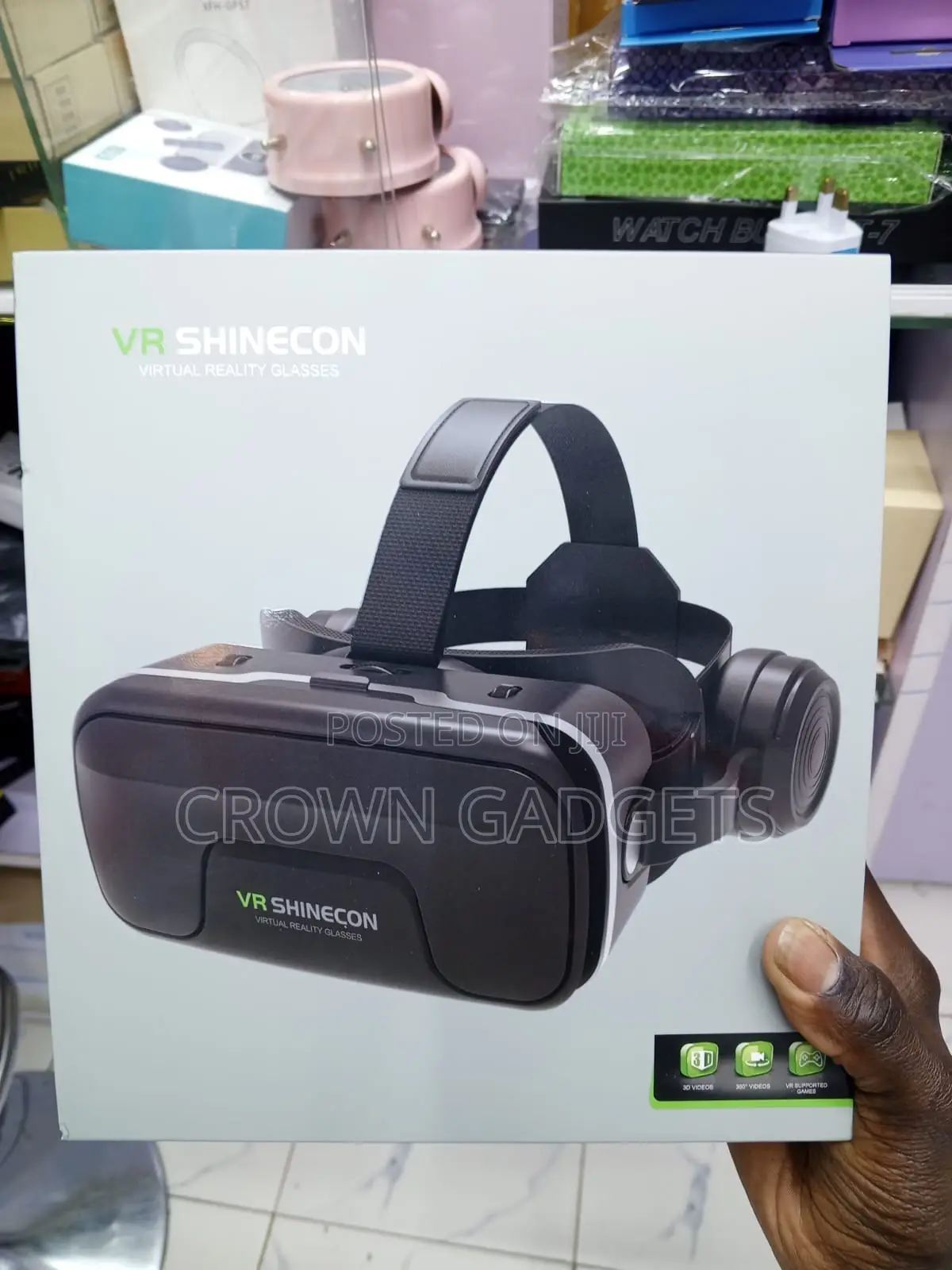 VR Shinecon Smartphone VR Box With Adjustable Focus Lenses