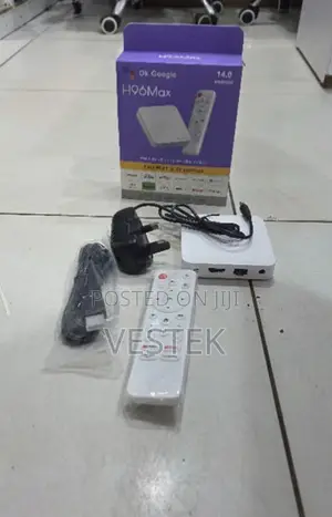 Android 14 TV Box H96Max 2GB RAM 16GB ROM Dual Band Smart Media Player